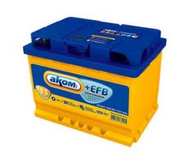 55Ah Akom 6 СТ VL EFB Euro P